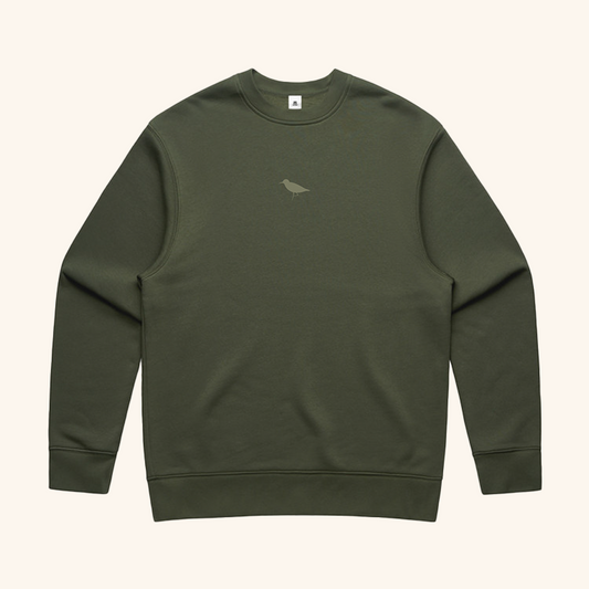 Embroidered Crew Neck